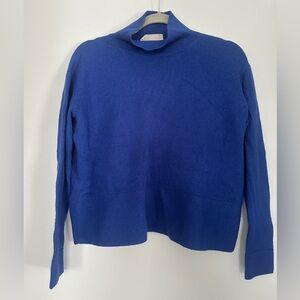 Everlane Royal Blue Women's Cashmere Turtleneck Sweater